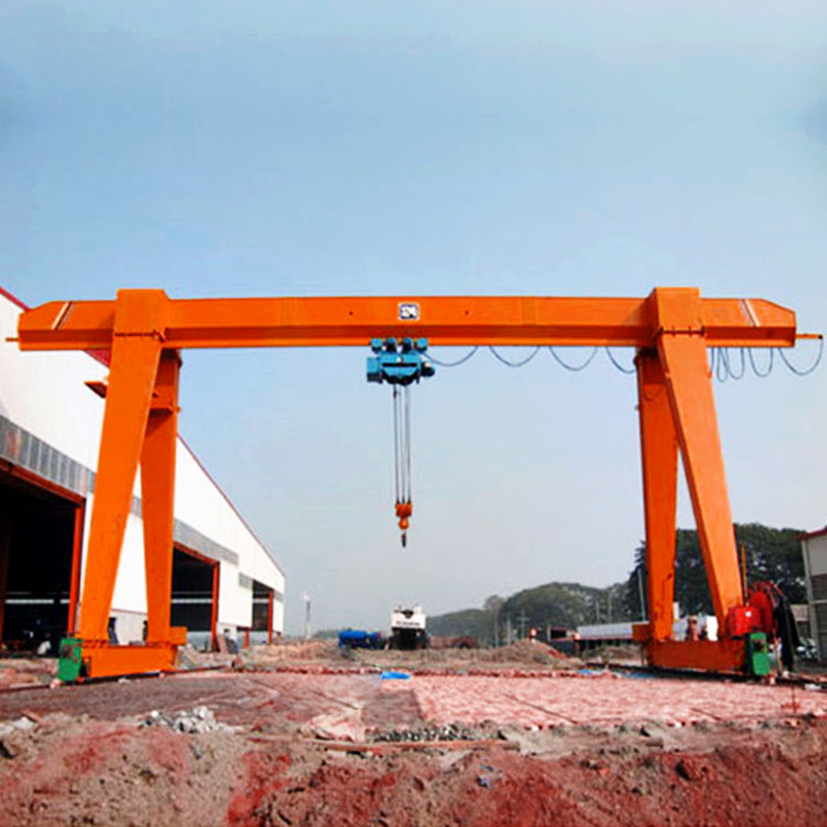10 ton Single Beam Gantry Crane With Electric Wire Rope Hoist