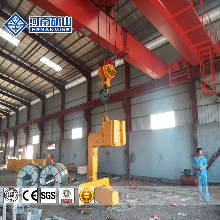 35 ton Cabin Control Double Girder Overhead Crane With Electric Wire Rope Hoist