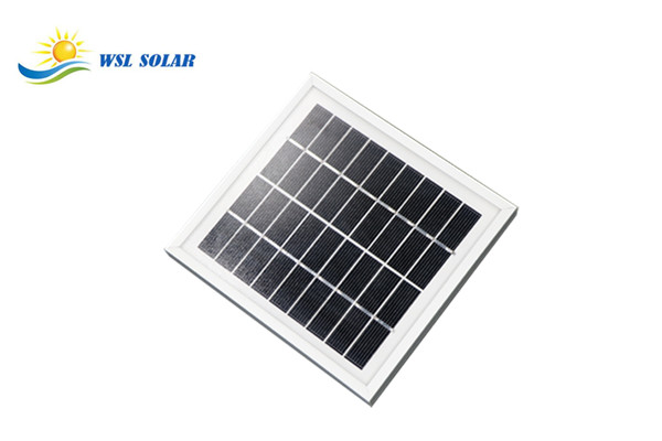 9V 2W Solar Panel with high efficiency PERC solar cell tempered glass laminated