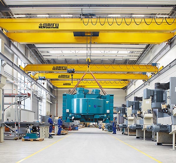 European Type 25 Ton Double Girders Overhead Crane