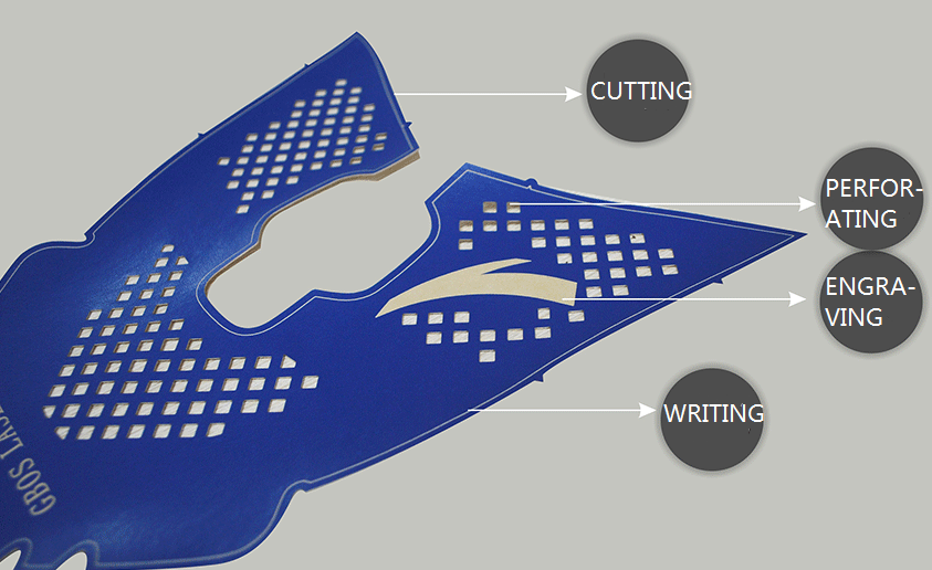 XXP3 320W CO2 laser marking machine for leather rubber shoes belt g lazer marking cutting machine