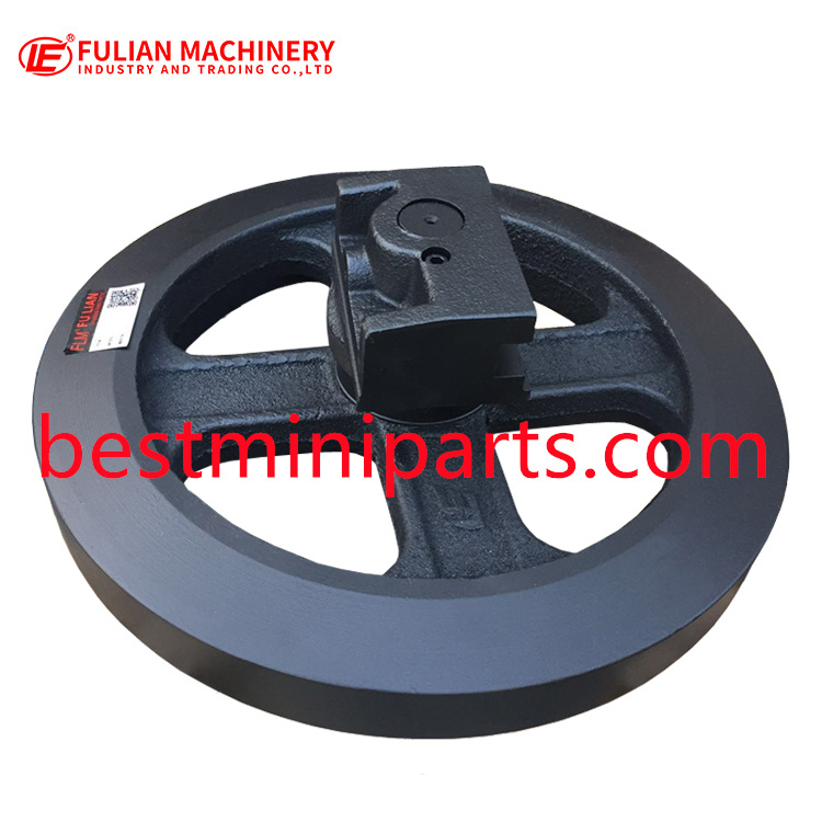 for Hanix SB550 Front Idler Wheel Drive Idler Mini Excavator Undercarriage Crawler Track Spare Parts