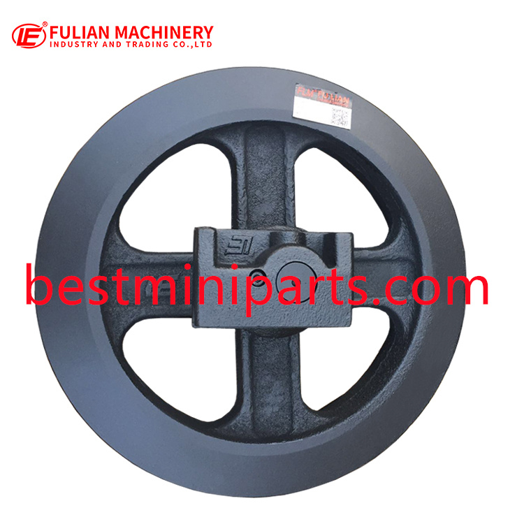 for Hanix SB550 Front Idler Wheel Drive Idler Mini Excavator Undercarriage Crawler Track Spare Parts