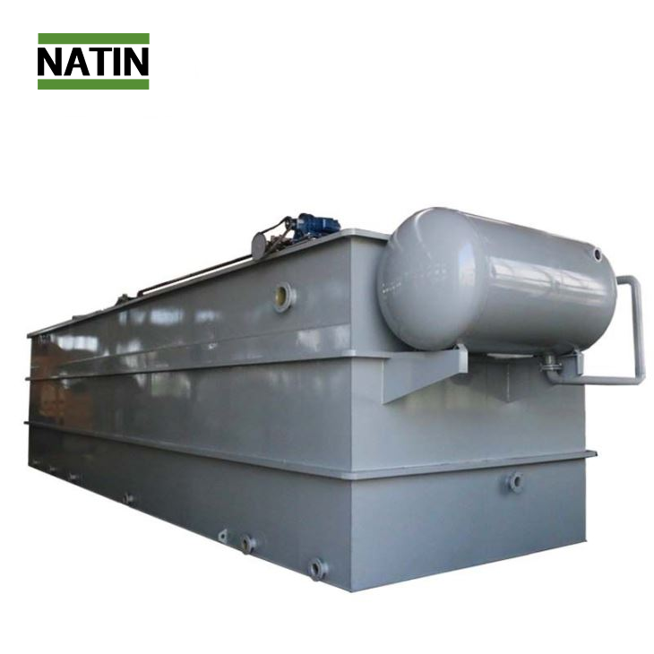 Combined dissolved air flotation machine DAF system remove ss oil and grease