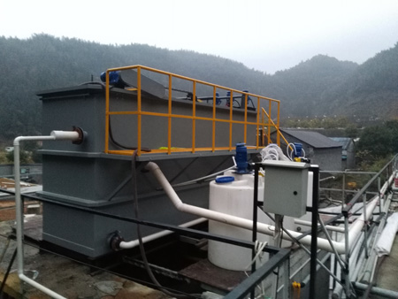 dissolved aire flotation DAF system waste water treatment in oil industry