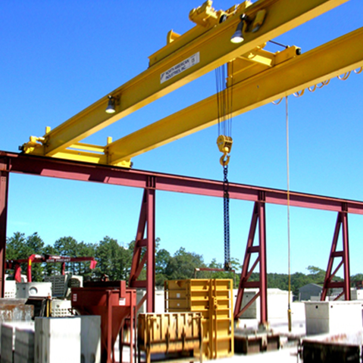 European Style 10 ton Double Girder Overhead Crane Traveling Hoist Trolley Crane