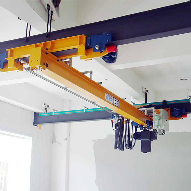 5T LX Span 15m h 6m Suspension Single Girder Overhead Crane Ground