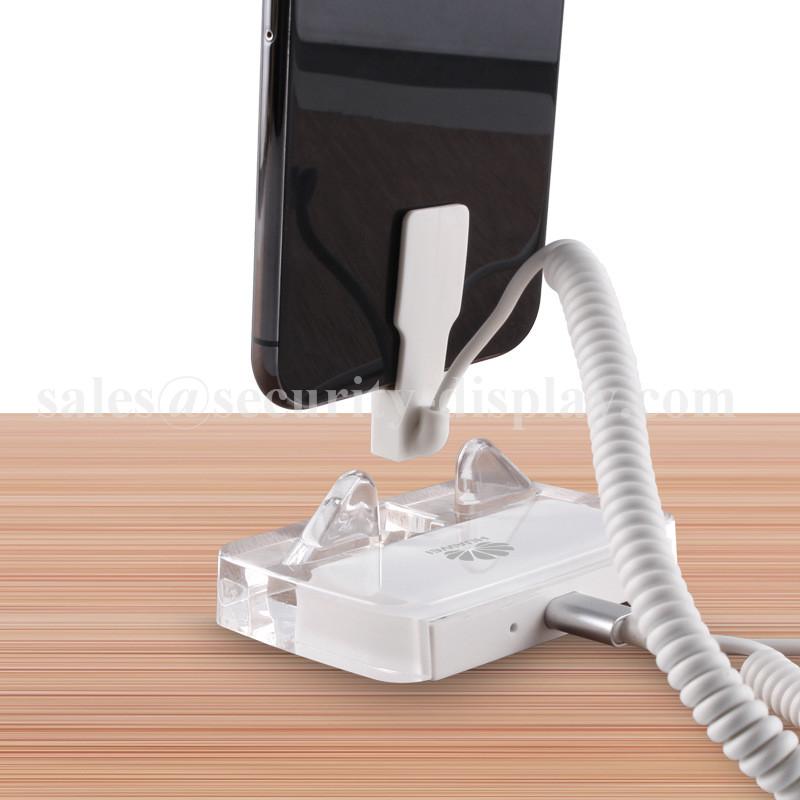 Acrylic Vertical Mobile Phone Alarm Stand