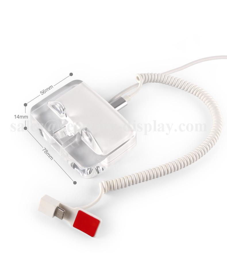 Acrylic Vertical Mobile Phone Alarm Stand