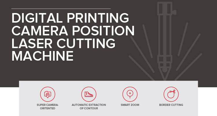 GBOS Super Camera Scanning Laser Cutter Swimwear Sportswear Digital Printing Underwear CO2 1812 Auto Feed Laser Cutting