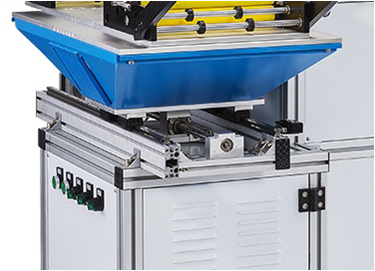 GBOS Apparel CO2 Clothing Auto Feeding System Kiss Cut bonding Fabric Marking Laser Engraving Machine 60W