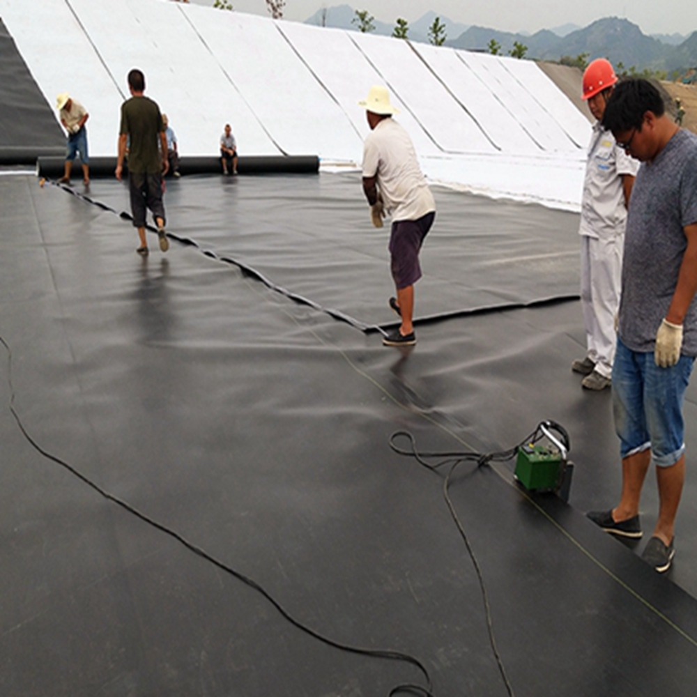 Landfill reservoir waste storage pond liner hdpe geomembrane lining for 05mm 08mm with factory price