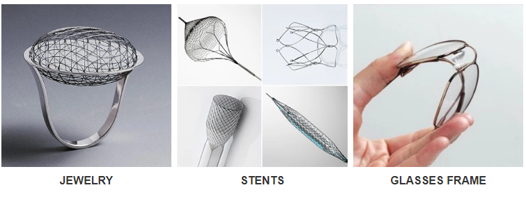 superelastic and shape memory alloy Nitinol Wire