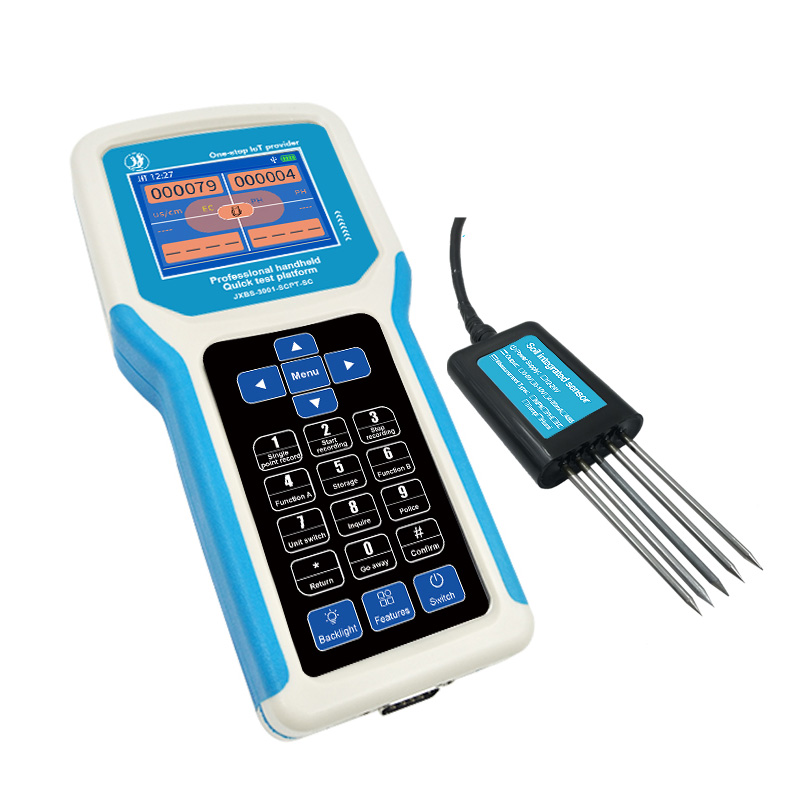 Soil Sensors Display Terminal Moisture Temperature EC PH NPK Real Time Monitoring