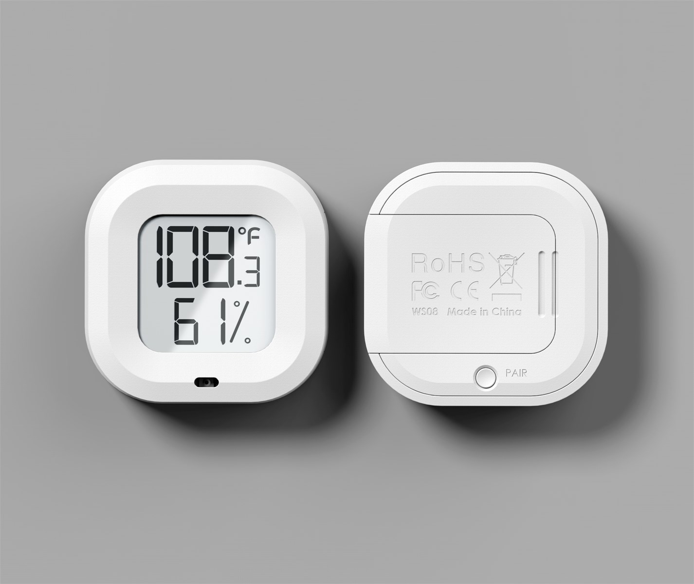 Mini Bluetooth Temperature Humidity Sensor WS08
