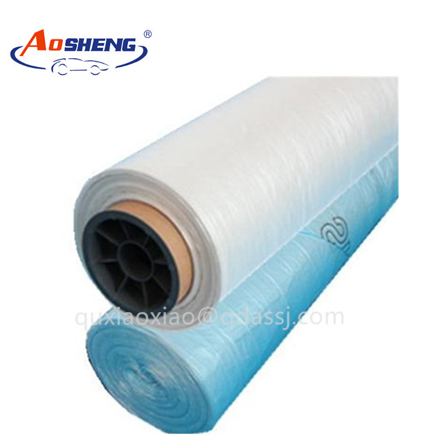 Automobiles Cleaning Pre-Taped Plastic Paint Protective Decorative Drop Film / Masking Film