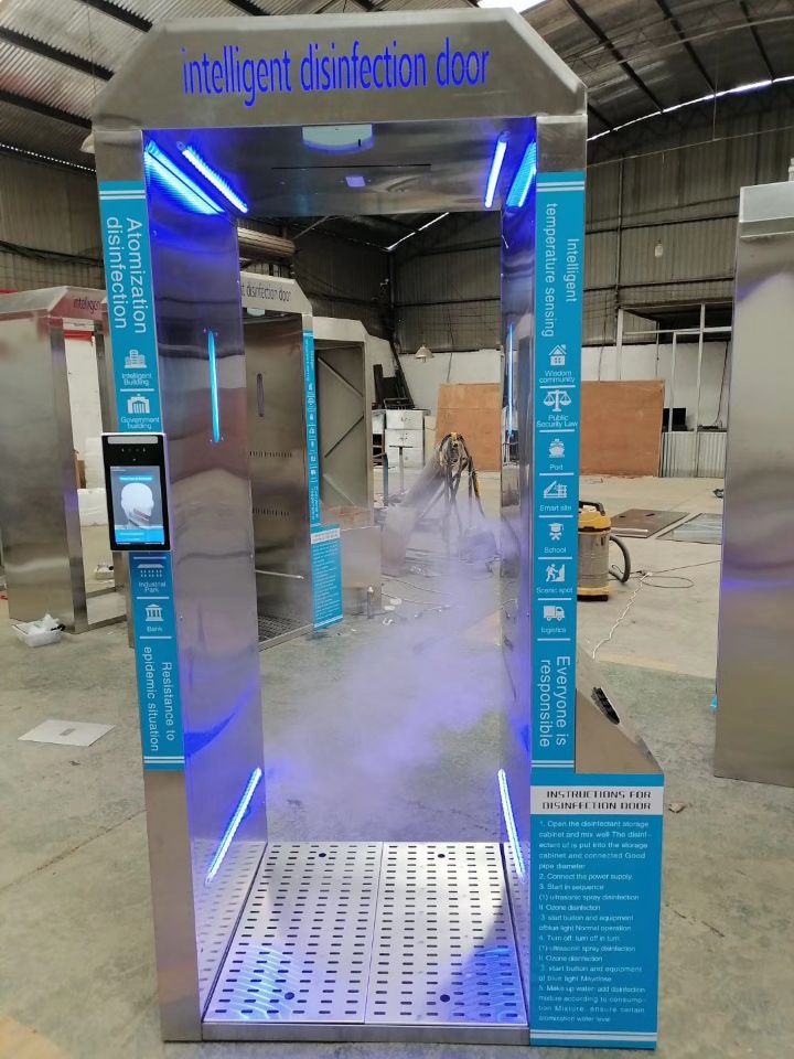 SterilizationDisinfection Stainless steel Channel Door with Temp Measurement