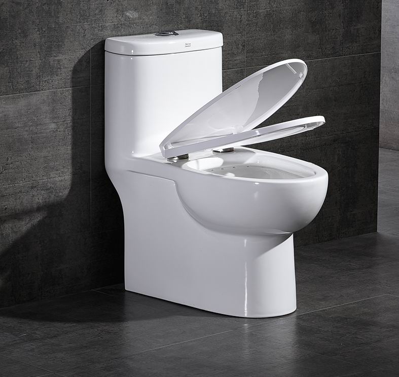 European luxury bathroom washdown square one piece toilet wc
