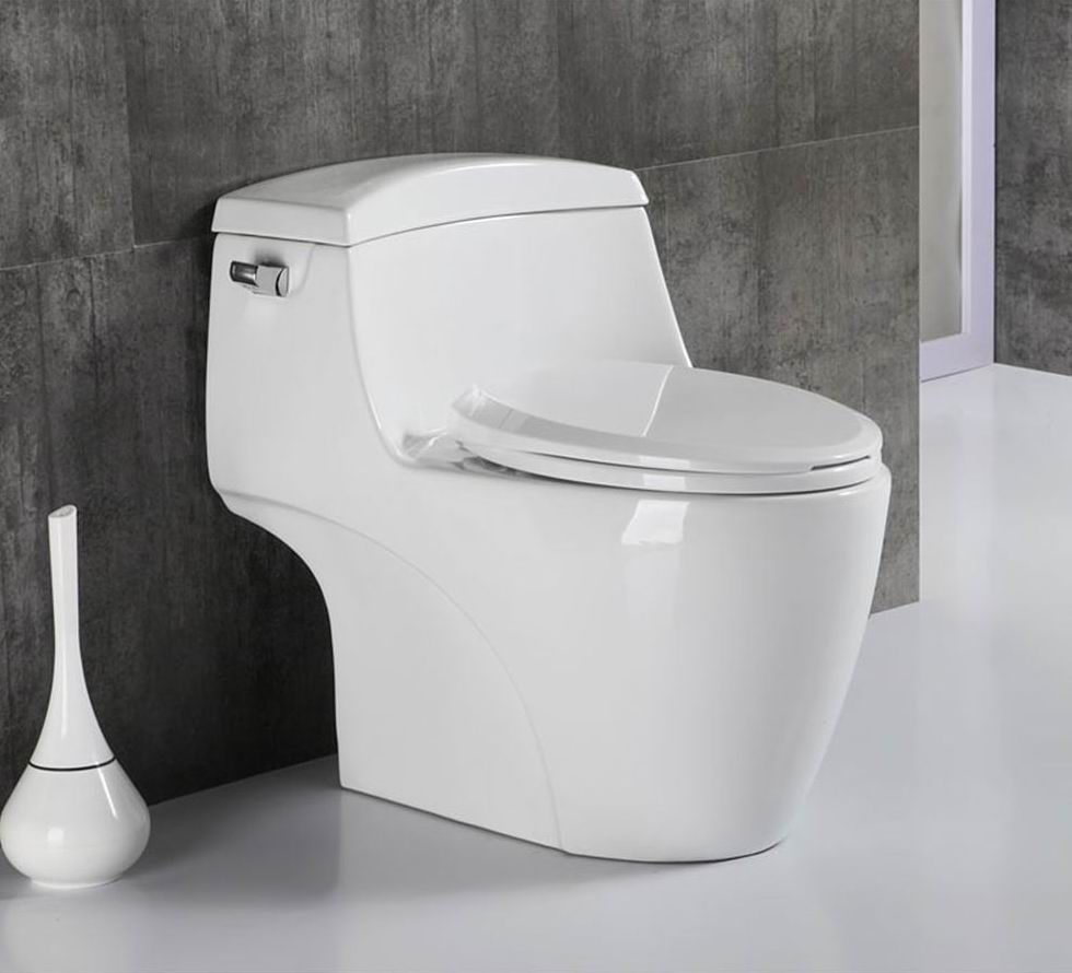 European luxury bathroom washdown square one piece toilet wc