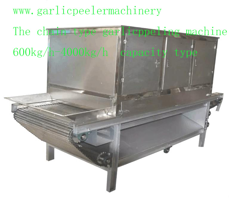 Garlic peeling processing machinery