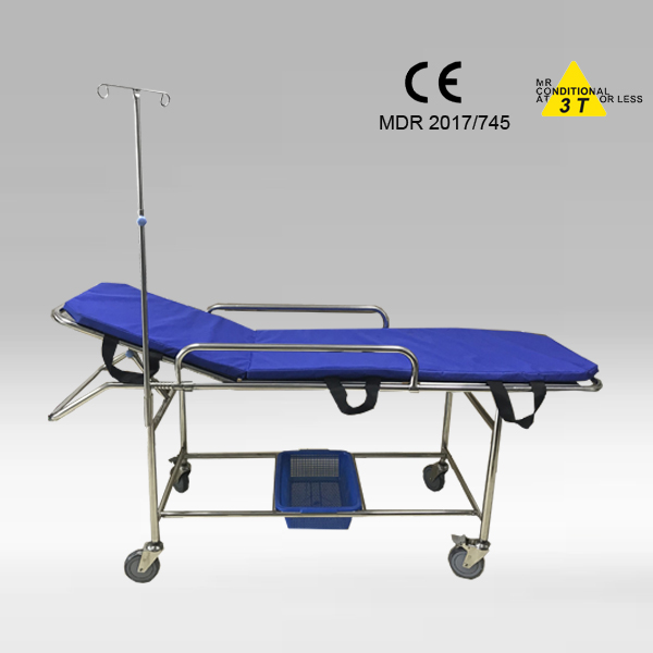 NonMagnet Stretcher Trolley Backrest Adjustable
