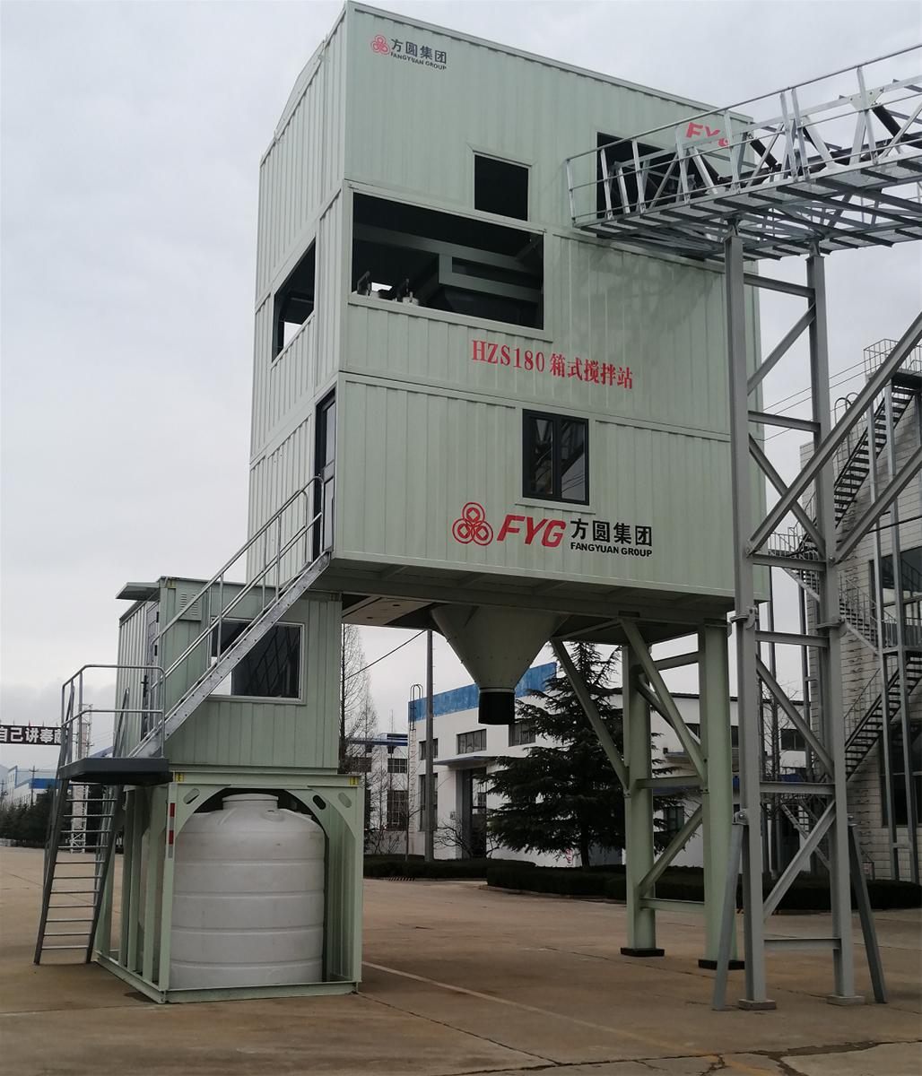 Fangyuan HZS180 concrere batching plant