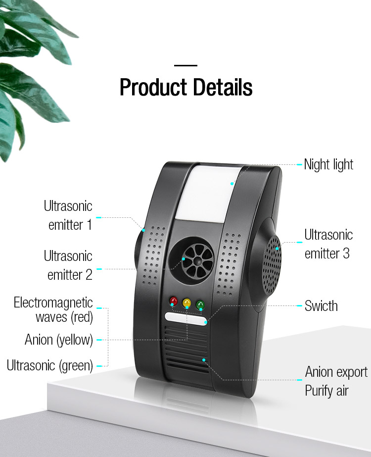 Indoor Multifunctional Ultraonic Mouse Pest Repeller