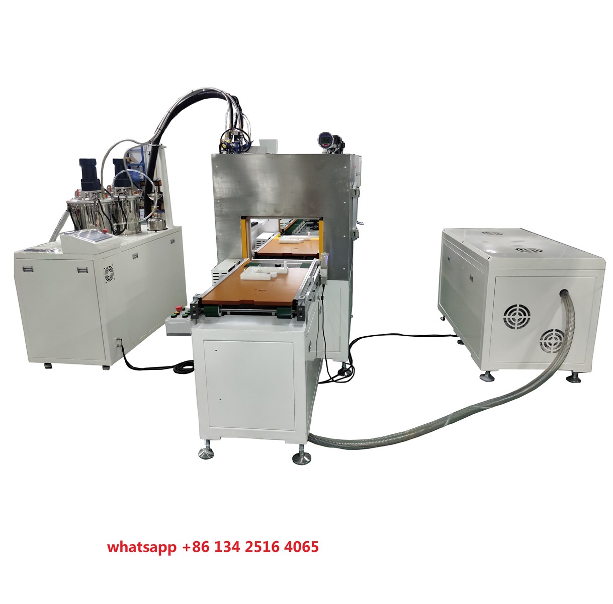 Vacuum chamber epoxy resin potting machine for motor stator ignition coil