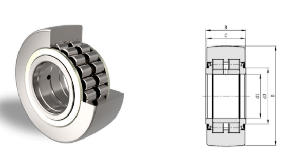 PWTR302RS PWTR352RS PWTR402RS PWTR452RS track roller bearing