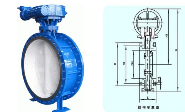 manualelectrical Ductile Iron Butterfly valve