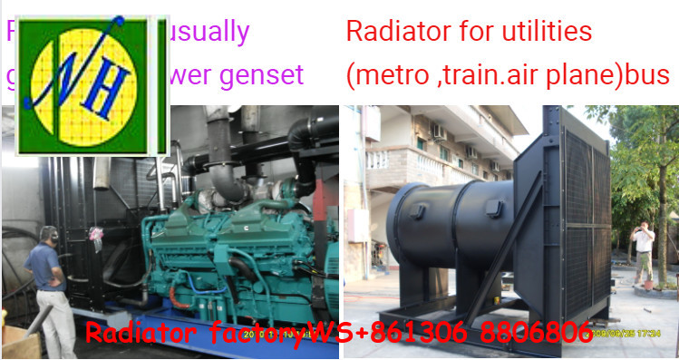 generator radiator remote heat exchange and fracturing truck hydrualic radiator factory