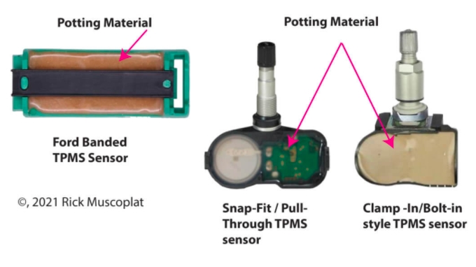 AB part epoxy tire pressure sensor potting TPMS sensor potting