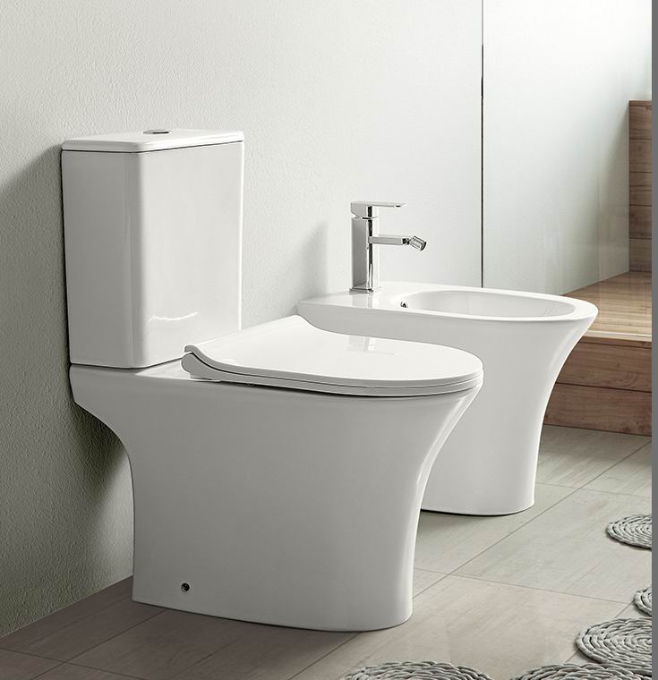 bathroom cheap price washdown two piece toilet bowl