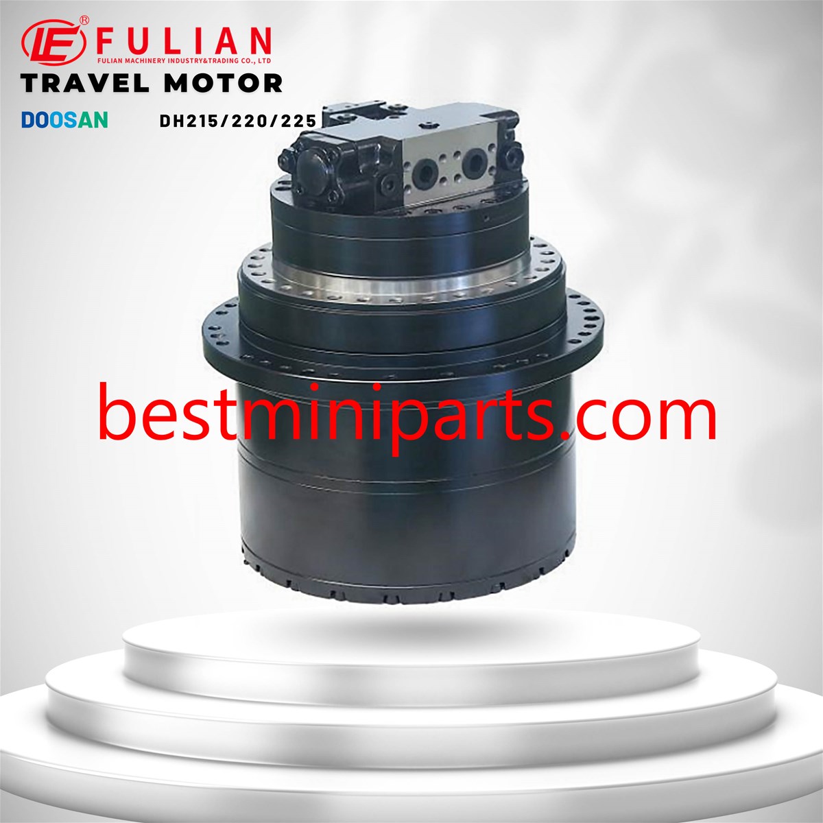 Excavator undercarriage parts final drive assy DH215 DH220 DH225 sprocket drive travel motor for Doosan Hyundai