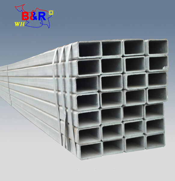 ASTM / JIS/ GB Standard Hot Dipped Galvanized Steel Pipe Galvanized Square Rectangular Steel Tube