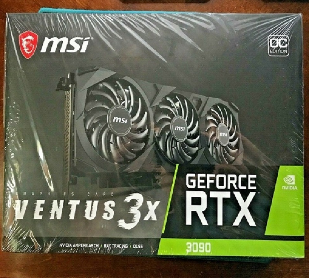 MSI GeForce RTX 3090 DirectX 12 RTX 3090 VENTUS 3X 24G OC Graphics Card