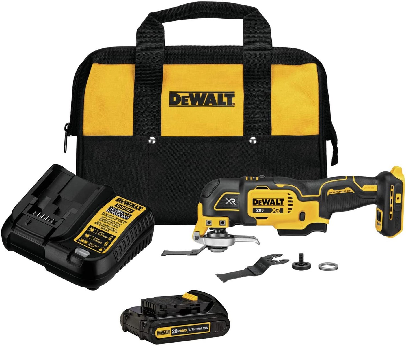 DEWALT 20V MAX XR Oscillating Tool Kit 3Speed DCS356C1