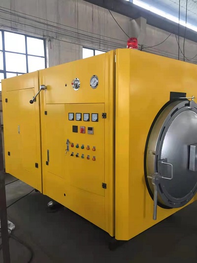 Dewaxing autoclave for investment casting line