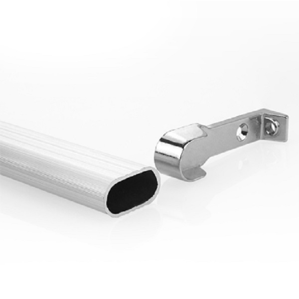 WARDROBE TUBE HOLDER clothes hanging rail brackets