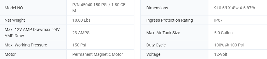 Viair 450C Silver 12V 150PSI Truck Mount Continuous Duty Cycle Air Compressor with Simple Installation Viair 450C Silver 12V 150PSI Truck Mount Continuous Duty Cycle Air Compressor with Simple Installation