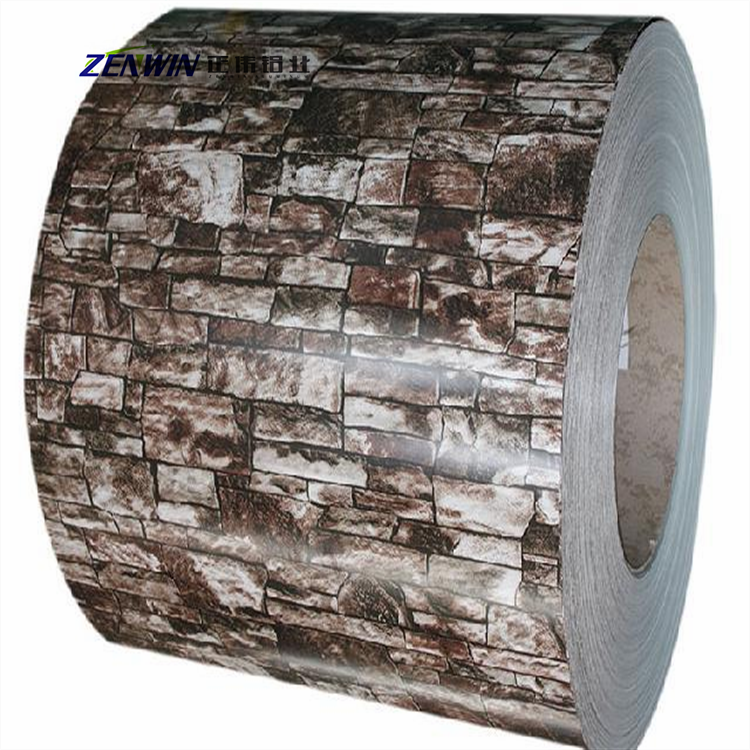 ZENWIN Brick Pattern PPAL Aluminium Coil for Building Decoration