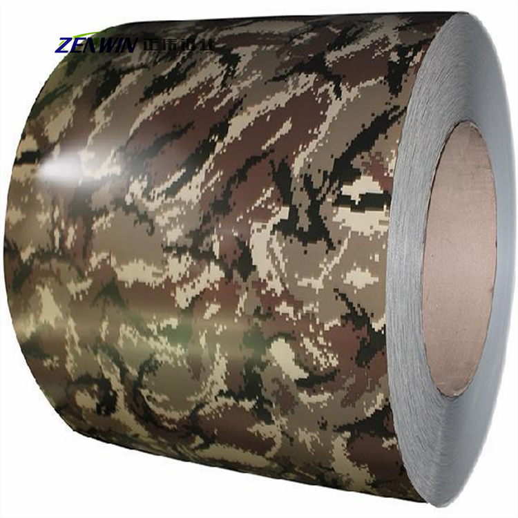ZENWIN Camouflage Pattern PPAL Aluminium Coil for Building Decoration