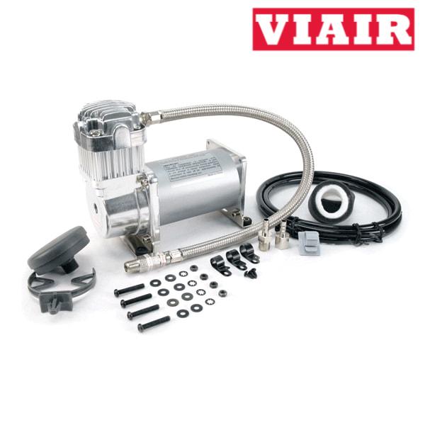 Viair 325C SilverFast Filling Truck Mount 150 PSI Air Compressor with Low AMP Draw and Thermal Overload Protector 12V