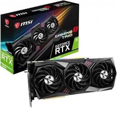 Ge RT Force RTX 3090 Gaming X Trio 24G Graphics Card 1785 MHz Boost Core