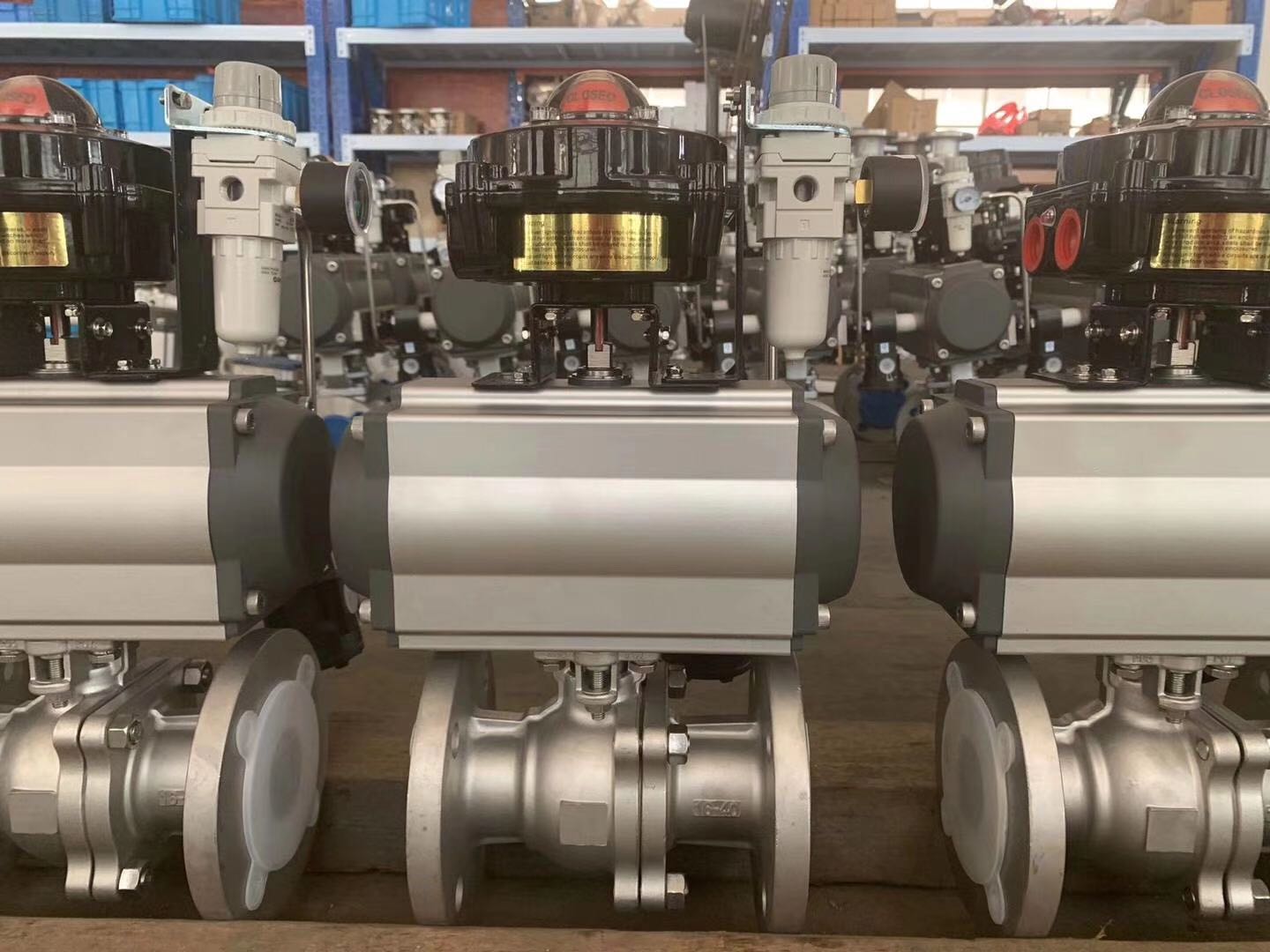 Electric OType Fluorine control Ball Valve