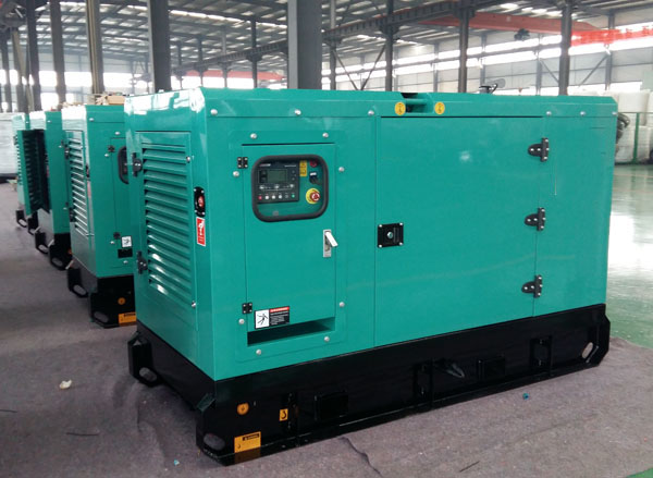 Cummins diesel generator set 75kva 60kw silent type auto start China generator 3 phase with ATS