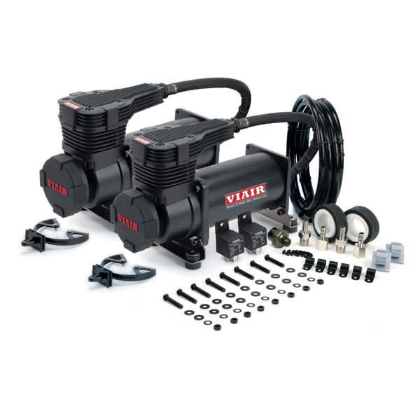 Viair 425C Dual Performance 175PSI Silver Stealth Black Truck Mount 12V Air Compressor Quieter dB