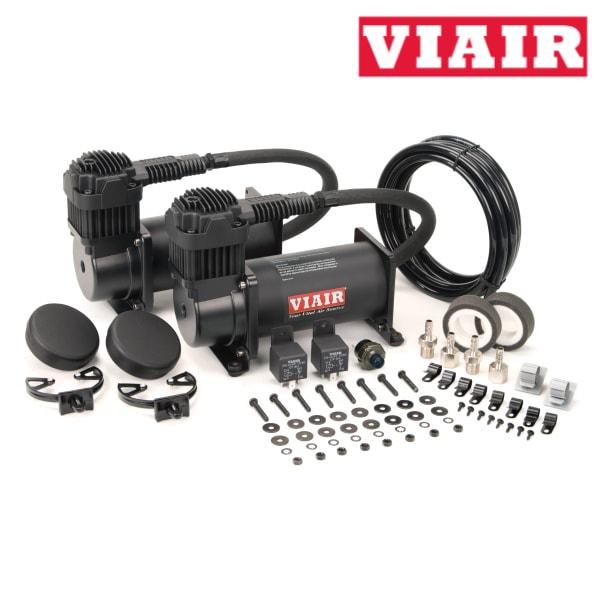Viair 400C Dual Performance Silver Black 12V Fast Fill Air Compressor Value Pack 150 PSI for Train Horns