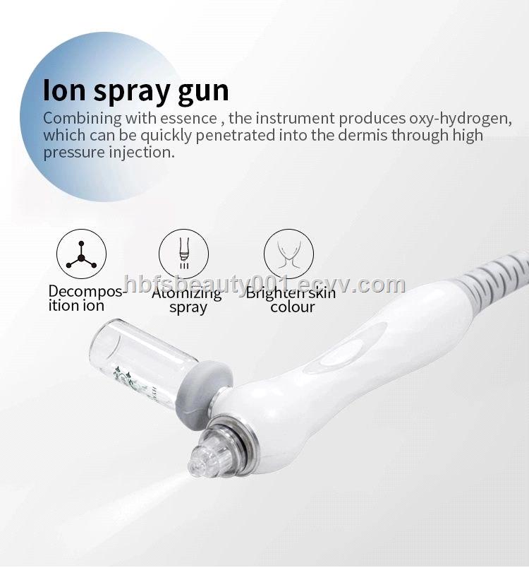 H2O2 small bubble Water Oxygen Jet Peel Hydra Beauty skin Cleansing Hydra Dermabrasion Machine