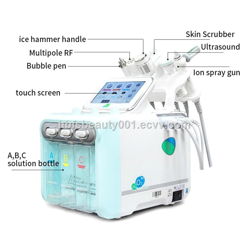 H2O2 small bubble Water Oxygen Jet Peel Hydra Beauty skin Cleansing Hydra Dermabrasion Machine